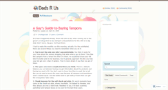 Desktop Screenshot of dadsrus.wordpress.com