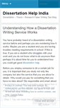 Mobile Screenshot of dissertationhelpindia.wordpress.com