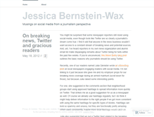 Tablet Screenshot of jbwax.wordpress.com