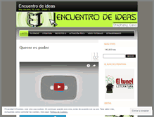 Tablet Screenshot of encuentrodeideas.wordpress.com