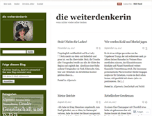 Tablet Screenshot of dieweiterdenkerin.wordpress.com
