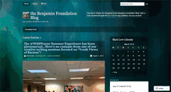 Desktop Screenshot of benjaminfoundation.wordpress.com