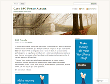 Tablet Screenshot of cavebsg.wordpress.com