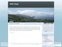 Tablet Screenshot of mattshanger.wordpress.com