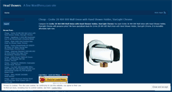 Desktop Screenshot of headshowers09.wordpress.com