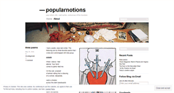 Desktop Screenshot of popularnotions.wordpress.com