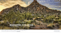 Desktop Screenshot of marketingevolution.wordpress.com