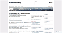 Desktop Screenshot of deadmancooking.wordpress.com