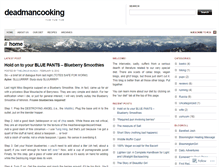 Tablet Screenshot of deadmancooking.wordpress.com