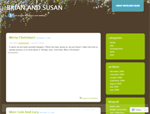 Tablet Screenshot of brianandsusan.wordpress.com