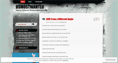 Desktop Screenshot of dsmostwanted.wordpress.com