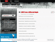 Tablet Screenshot of dsmostwanted.wordpress.com