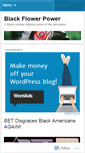Mobile Screenshot of blackflowerpower.wordpress.com