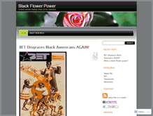 Tablet Screenshot of blackflowerpower.wordpress.com