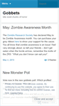 Mobile Screenshot of gobbets.wordpress.com