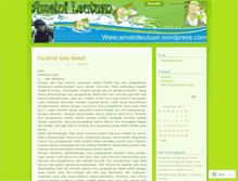 Tablet Screenshot of amalnileutuan.wordpress.com