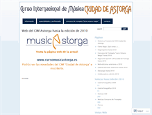 Tablet Screenshot of cursomusicastorga.wordpress.com