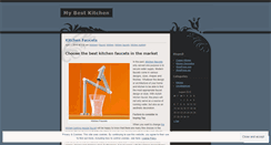 Desktop Screenshot of mykitchen11.wordpress.com