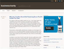 Tablet Screenshot of businesscharity.wordpress.com