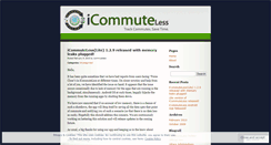 Desktop Screenshot of icommuteless.wordpress.com