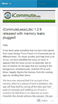 Mobile Screenshot of icommuteless.wordpress.com