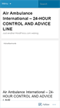 Mobile Screenshot of airambulanceinternational.wordpress.com