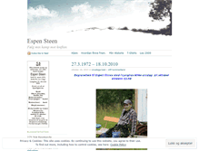 Tablet Screenshot of espensteen.wordpress.com