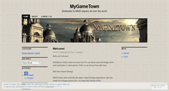 Desktop Screenshot of mygametown.wordpress.com