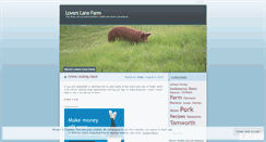 Desktop Screenshot of loverslanefarm.wordpress.com