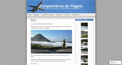 Desktop Screenshot of companheirosdeviagem.wordpress.com