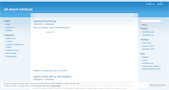 Desktop Screenshot of nimbuzzers.wordpress.com