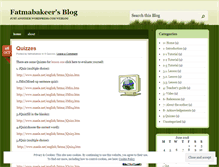 Tablet Screenshot of fatmabakeer.wordpress.com