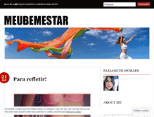 Tablet Screenshot of meubemestar.wordpress.com