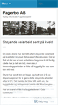 Mobile Screenshot of fagerbo.wordpress.com