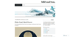 Desktop Screenshot of bildundton.wordpress.com