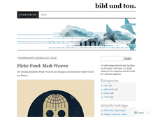 Tablet Screenshot of bildundton.wordpress.com