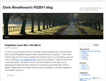 Tablet Screenshot of cjwfo2011.wordpress.com