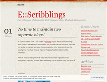 Tablet Screenshot of escribblings.wordpress.com