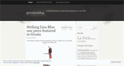 Desktop Screenshot of gweniesblog.wordpress.com