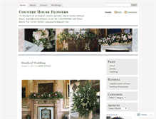 Tablet Screenshot of countryhouseflowers.wordpress.com
