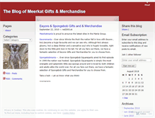 Tablet Screenshot of meerkatmania.wordpress.com
