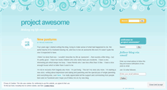 Desktop Screenshot of projectawesomeisgo.wordpress.com