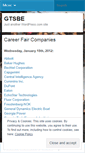Mobile Screenshot of gtsbe.wordpress.com