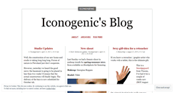 Desktop Screenshot of iconogenic.wordpress.com