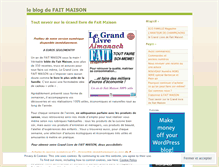 Tablet Screenshot of faitmaisonmag.wordpress.com