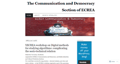 Desktop Screenshot of communicationanddemocracy.wordpress.com