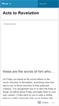 Mobile Screenshot of actstorevelation.wordpress.com