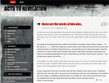 Tablet Screenshot of actstorevelation.wordpress.com