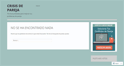 Desktop Screenshot of crisisdepareja.wordpress.com