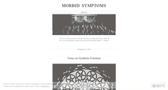 Desktop Screenshot of morbidsymptoms.wordpress.com